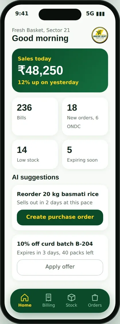 Owner dashboard screen